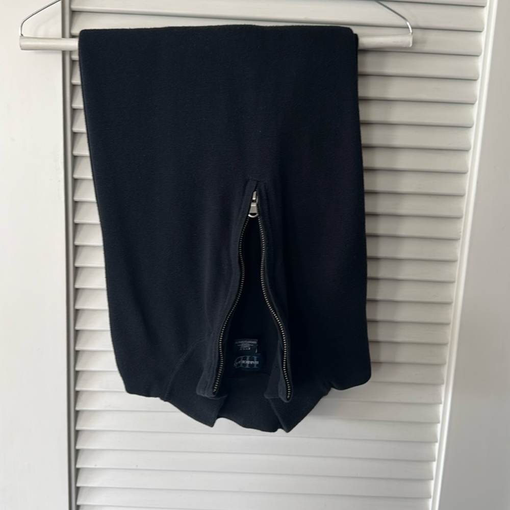 Harbor Bay Black Quarter Zip Sweater 1XLT